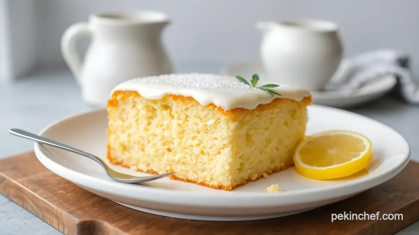 Kefir Lemon Sheet Cake with Cream Cheese Frosting