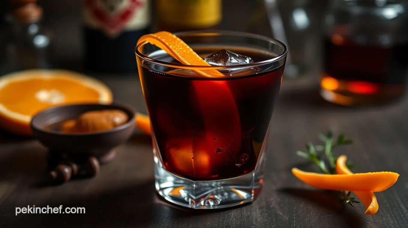 Black Manhattan Cocktail Recipe