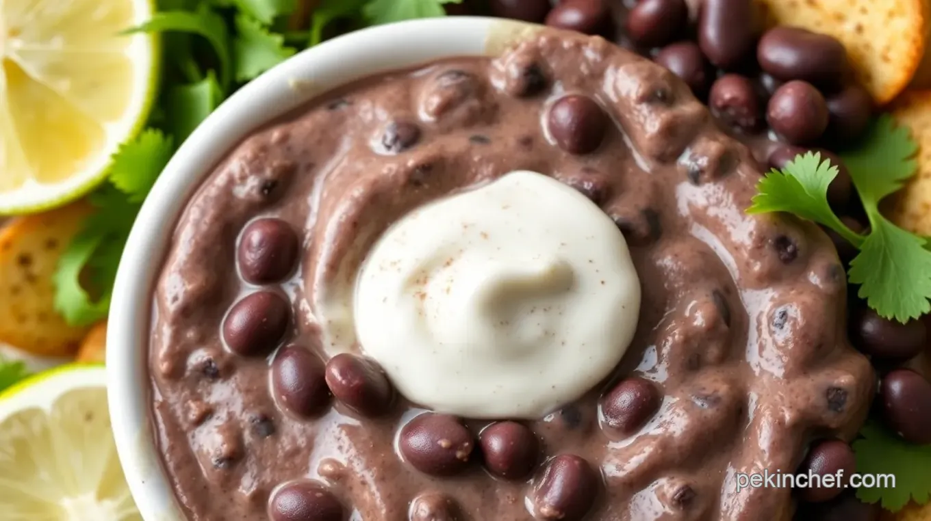 Creamy Black Bean Dip: A Deliciously Easy Blended Treat