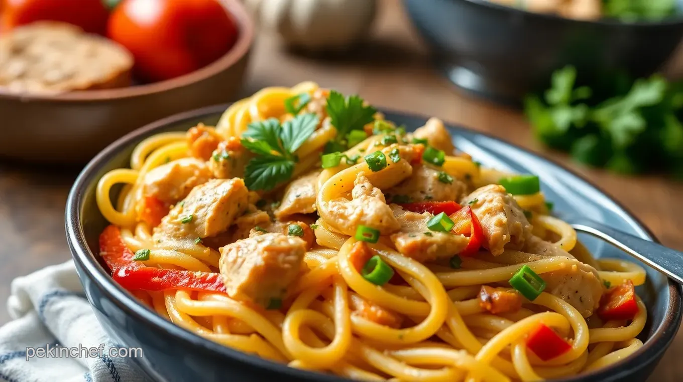 Alabama Chicken Linguine Delight