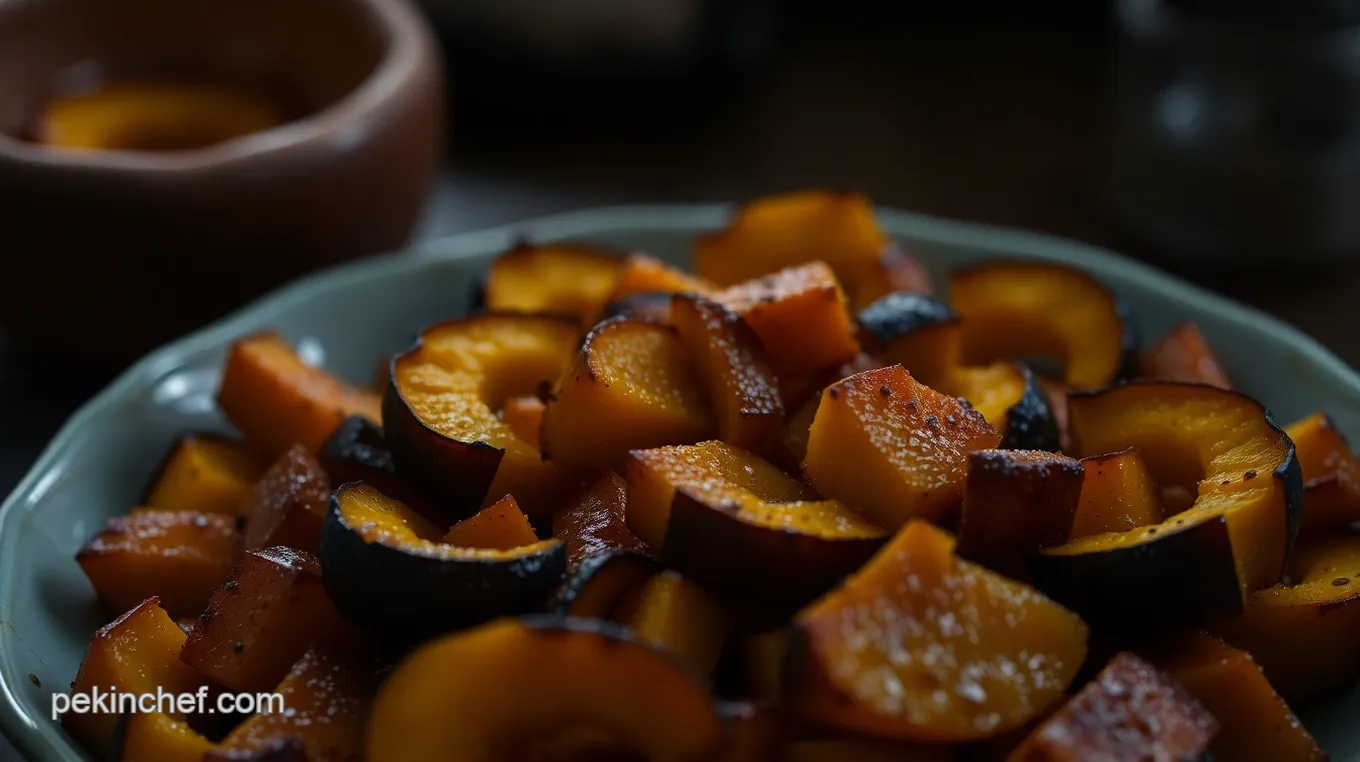 Crispy Roasted Koginut Squash with Maple Glaze