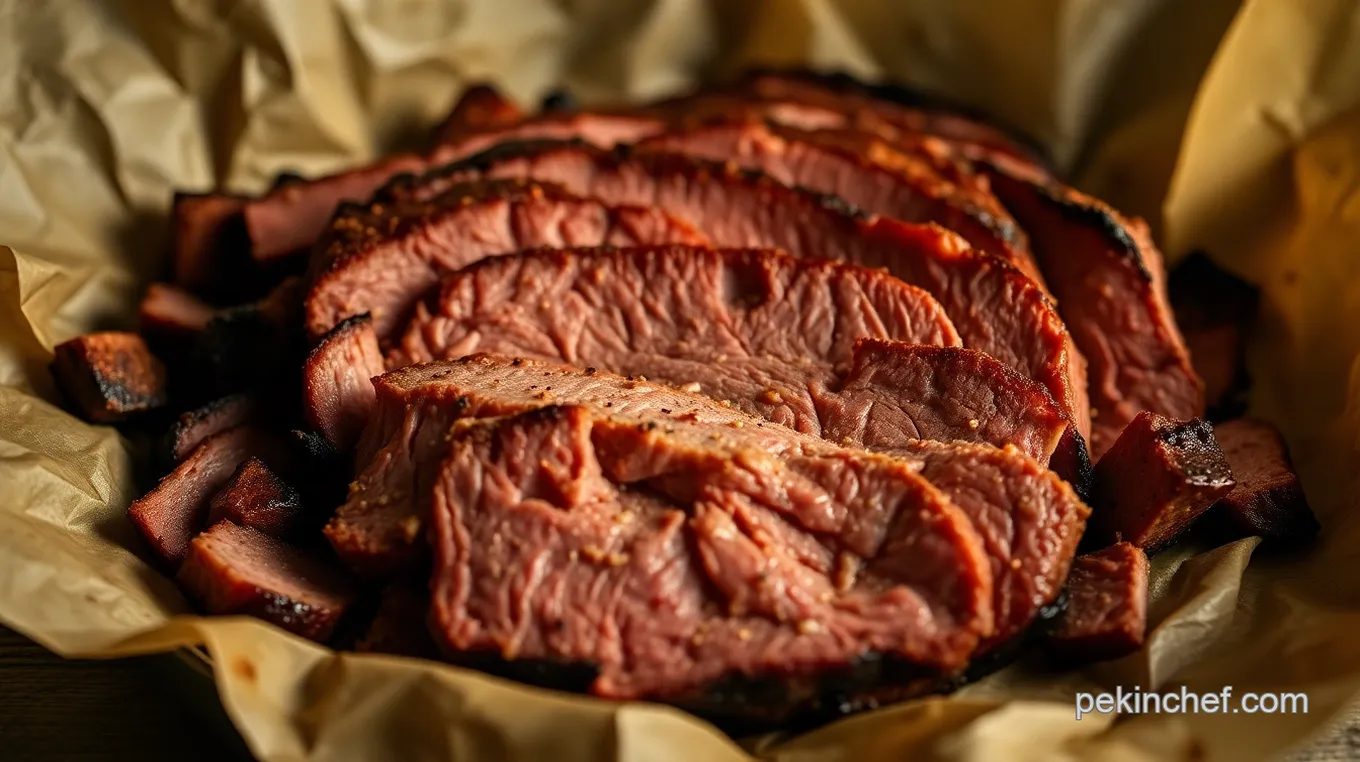 Perfectly Smoked Sliced Brisket: A Texas Tradition