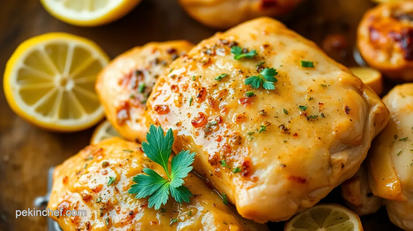 Roasted Aqdah Chicken with Zesty Marinade