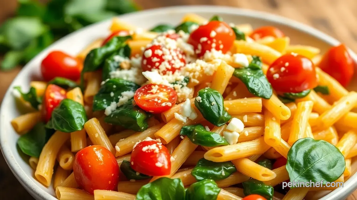 Sautéed Pasta with Veggies & Cheesy Goodness