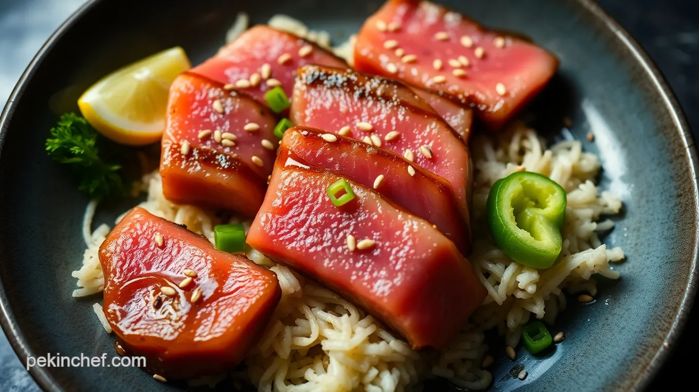 Seared Ahi Tuna with Sesame Crust