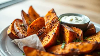 How to Bake Spiced Batata Wedges for Delightful Dips: Easy & Amazing! recipe card