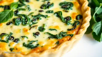 Bake Spinach Quiche: Healthy & Delicious! recipe card