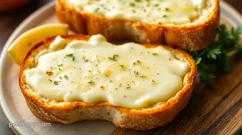 How to Make Easy Garlic Texas Toast - Buttery Goodness at Home recipe card