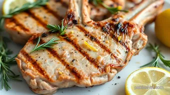 My Grandmother's Grilled Pork Chops with Lemon Zest: The Ultimate Summer Dish recipe card