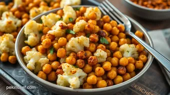 Roasted Cauliflower with Crispy Chickpeas recipe card