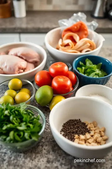 Pollo Tapado ingredients