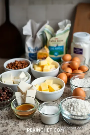 Chocolate Cream Cheese Pound Cake ingredients