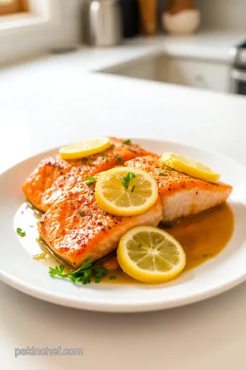 Bake Salmon with Zesty Lemon & Garlic Delight steps