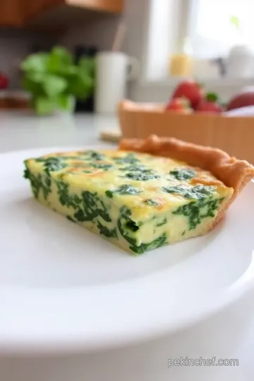 Quiche du Jour - Spinach and Feta Cheese steps