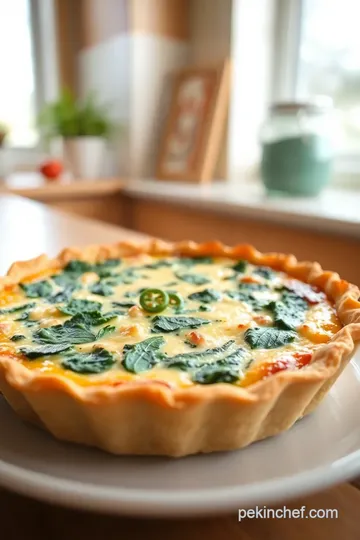 Nutrient-Packed Spinach and Feta Quiche steps