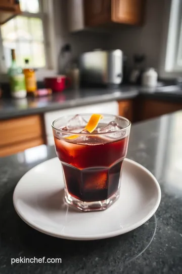 Black Manhattan Cocktail Recipe steps