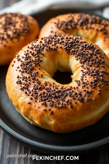 Black Russian Bagel: The Ultimate 10-Minute Recipe for Chewy Delight! presentation