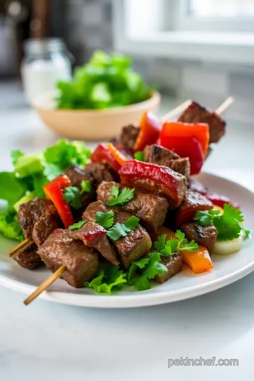 Campechanos: Grilled Beef and Chorizo Skewers steps