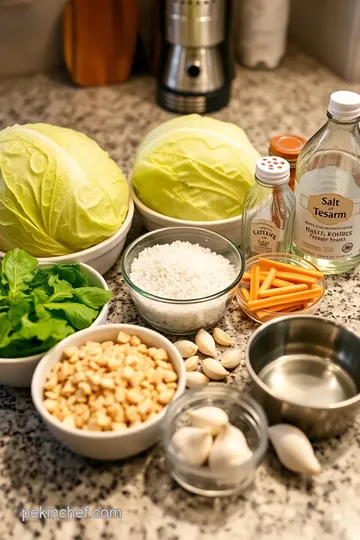 Coal Miner’s Sauerkraut in a Jar ingredients