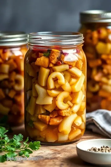 Coal Miner’s Sauerkraut in a Jar presentation