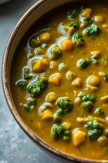 Classic Nigerian Egusi Soup presentation