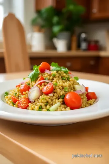 Herb-Infused Farro Verde Salad steps