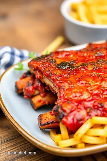 Country Style Ribs on Pellet Grill presentation