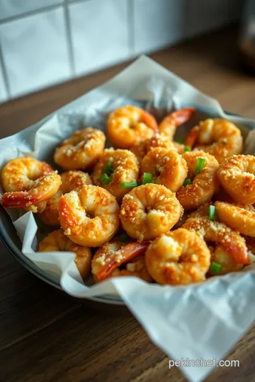 Crispy Boom Boom Shrimp with Zesty Sauce presentation