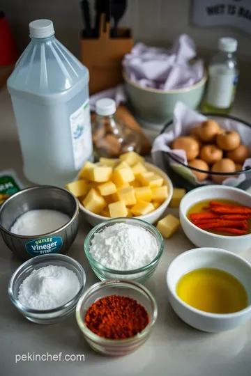 Crispy Crinkle Cut Fries Recipe ingredients