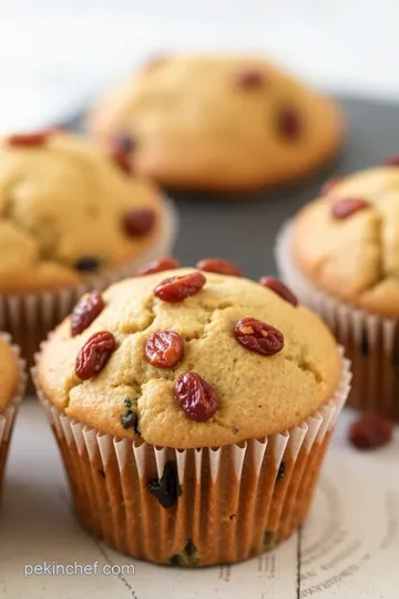 Gaps Raisin Muffins presentation