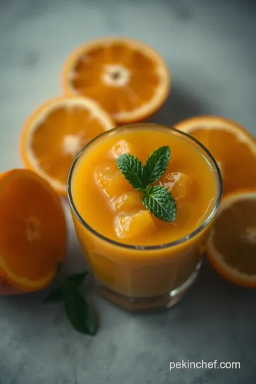 Fresh Squeezed Orange Juice presentation