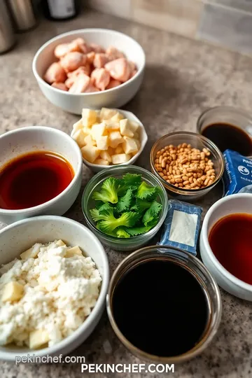 Fried Manchu Chicken with Tangy Sauce ingredients