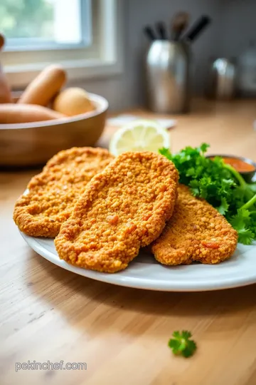 Fried Veal Schnitzel - Crispy & Delicious steps