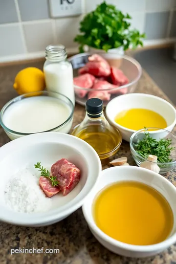 Grilled Beef Sweetbreads with Zesty Flavor ingredients