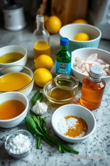 Grilled Jidori Chicken with Citrus Marinade ingredients