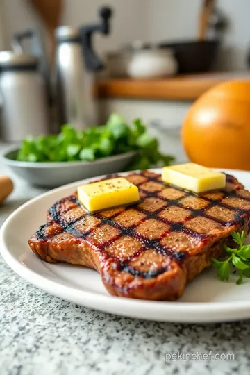 Grilled Lombatello Steak with Garlic Herb Butter steps