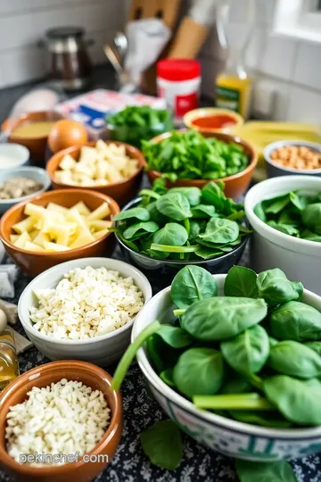 Make Ravioli Bianco with Creamy Spinach Delight ingredients