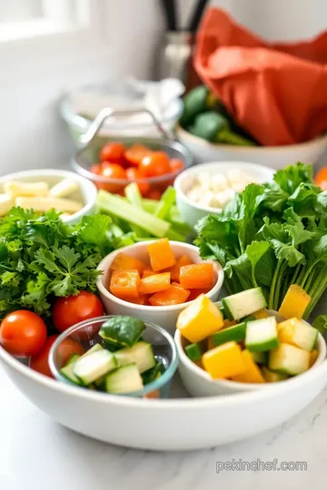 Vibrant Garden Salad with Citrus Vinaigrette ingredients