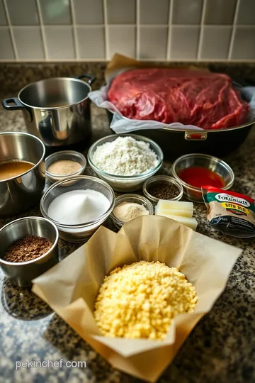 Perfectly Smoked Sliced Brisket: A Texas Tradition ingredients