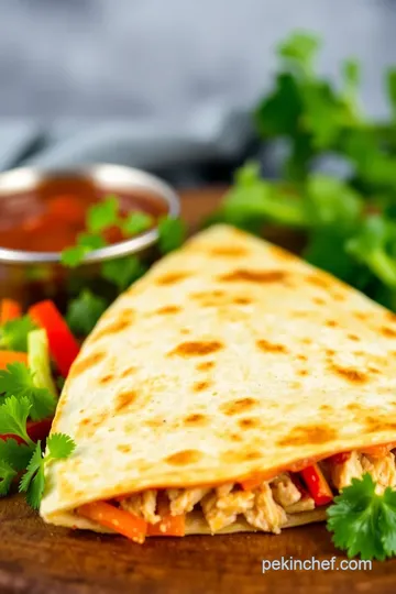 Classic Chicken Quesadillas presentation