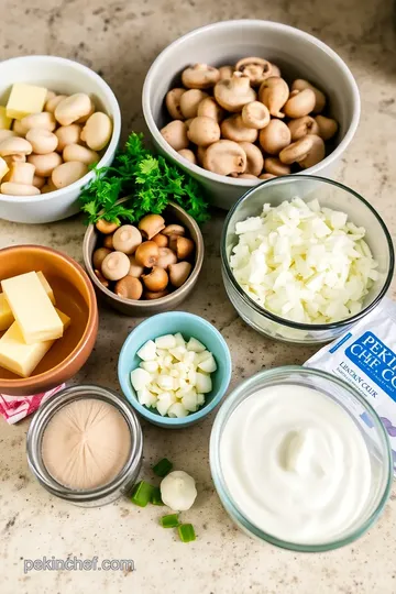 Langostino Mushroom Sour Cream Gravy ingredients