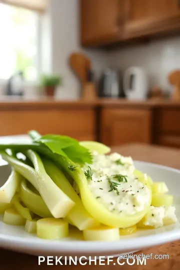 Sautéed Leeks with Creamy Goat Cheese Delight steps