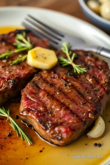 Searing Ribeye Steak with Butter & Garlic: My Favorite Recipe presentation