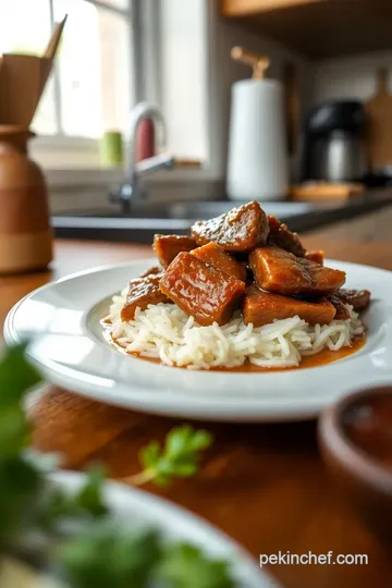 Melt-in-Your-Mouth Simmered Beef Tongue with Savory Sauce steps