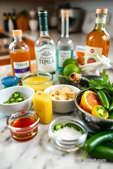 Spiced Jalbi Tequila ingredients