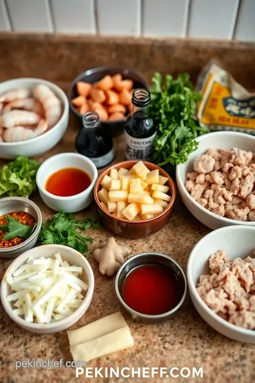 Steam Shrimp and Pork Shumai Delight ingredients