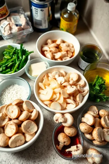 Quick Stir-Fry Chicken with Mushrooms ingredients