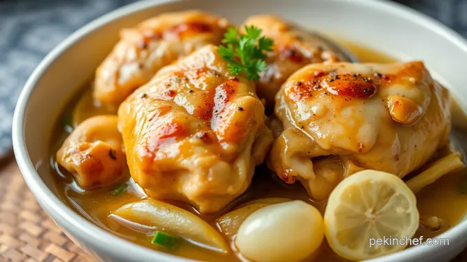 Perfectly Boiled Chicken Thighs