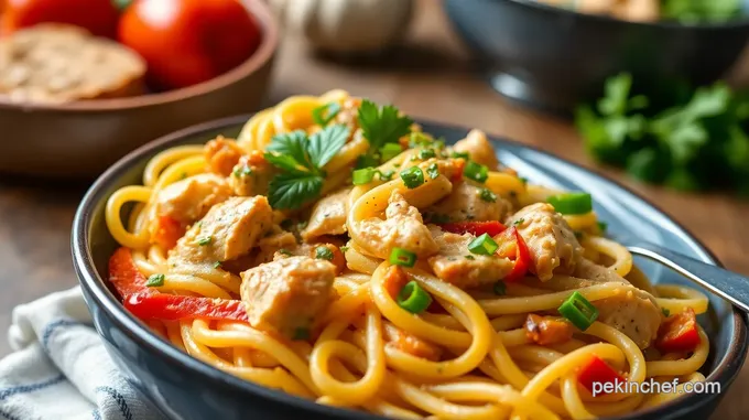 Alabama Chicken Linguine Delight