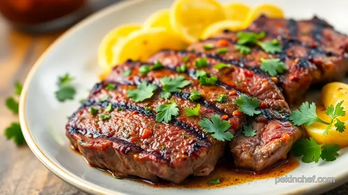 Grill Flank Steak with Vibrant Marinade